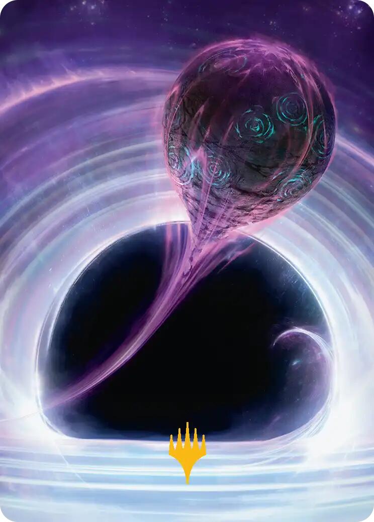 Susur Secundi, Void Altar Art Card (Gold-Stamped Planeswalker Symbol) [Edge of Eternities Art Series] | Spectrum Games