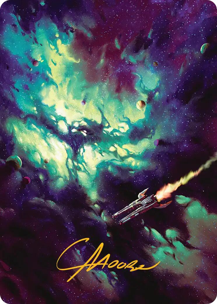 Blinkmoth Nexus Art Card (Gold-Stamped Signature) [Edge of Eternities Art Series] | Spectrum Games