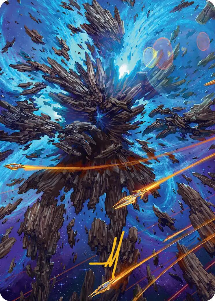 Celestial Colonnade Art Card (Gold-Stamped Signature) [Edge of Eternities Art Series] | Spectrum Games