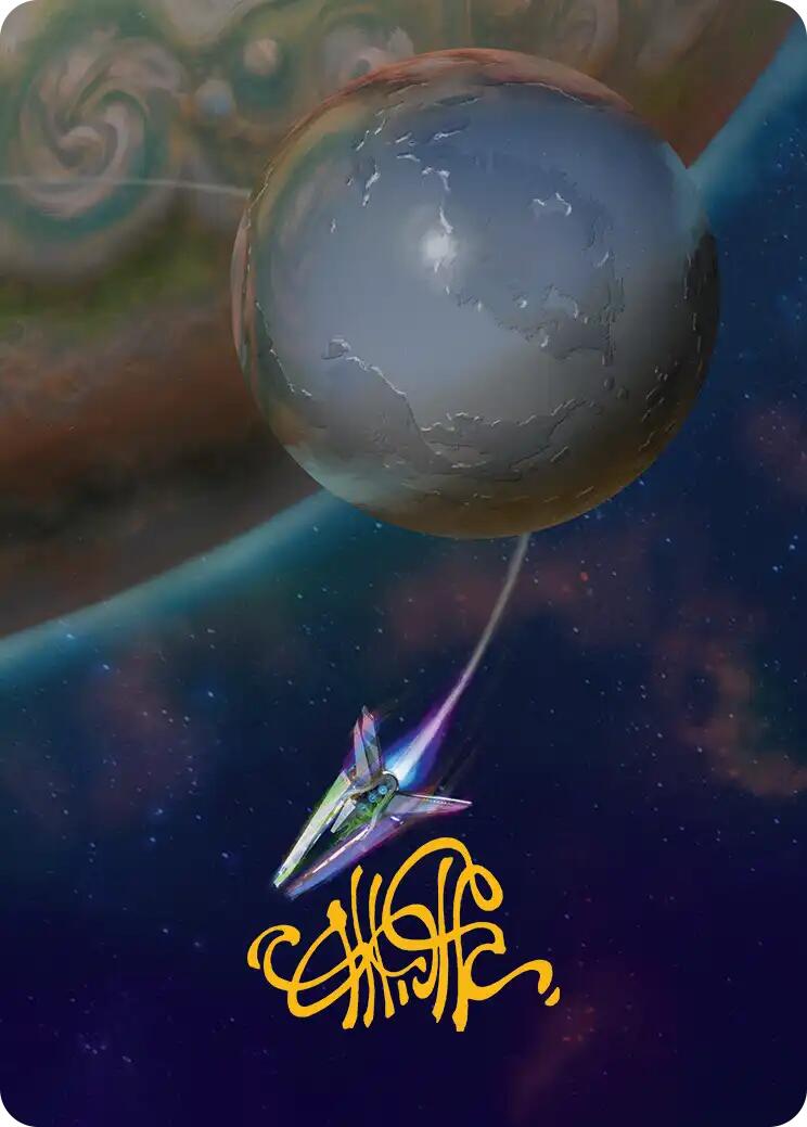 Reflecting Pool Art Card (Gold-Stamped Signature) [Edge of Eternities Art Series] | Spectrum Games