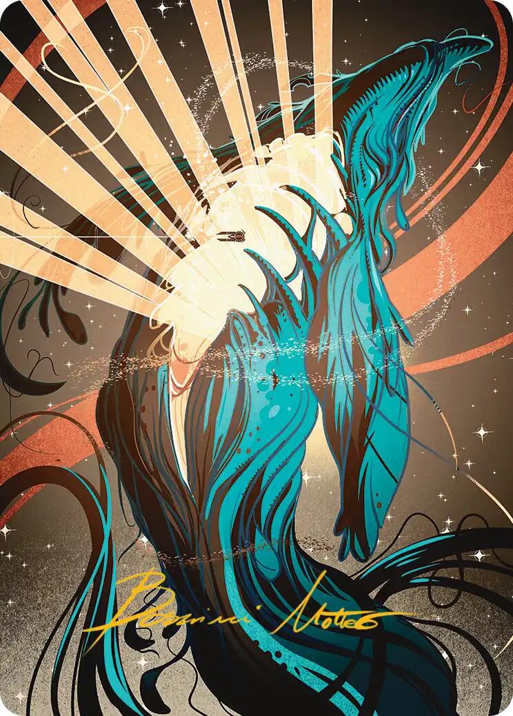 Swarmyard Art Card (Gold-Stamped Signature) [Edge of Eternities Art Series] | Spectrum Games