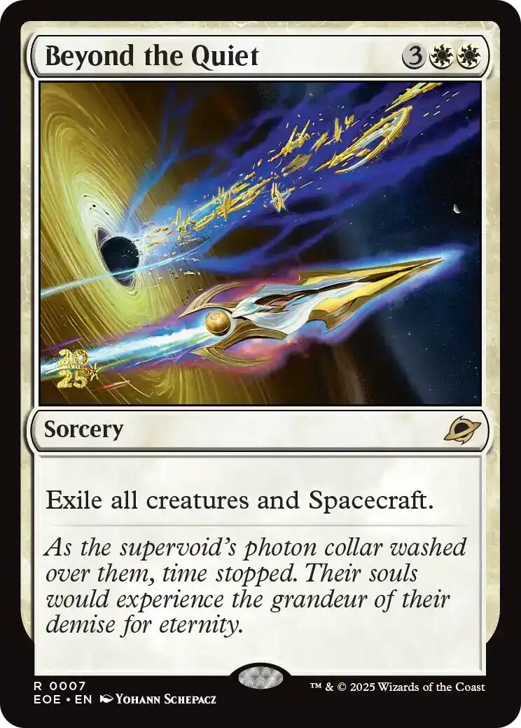 Beyond the Quiet [Edge of Eternities Prerelease Promos] | Spectrum Games