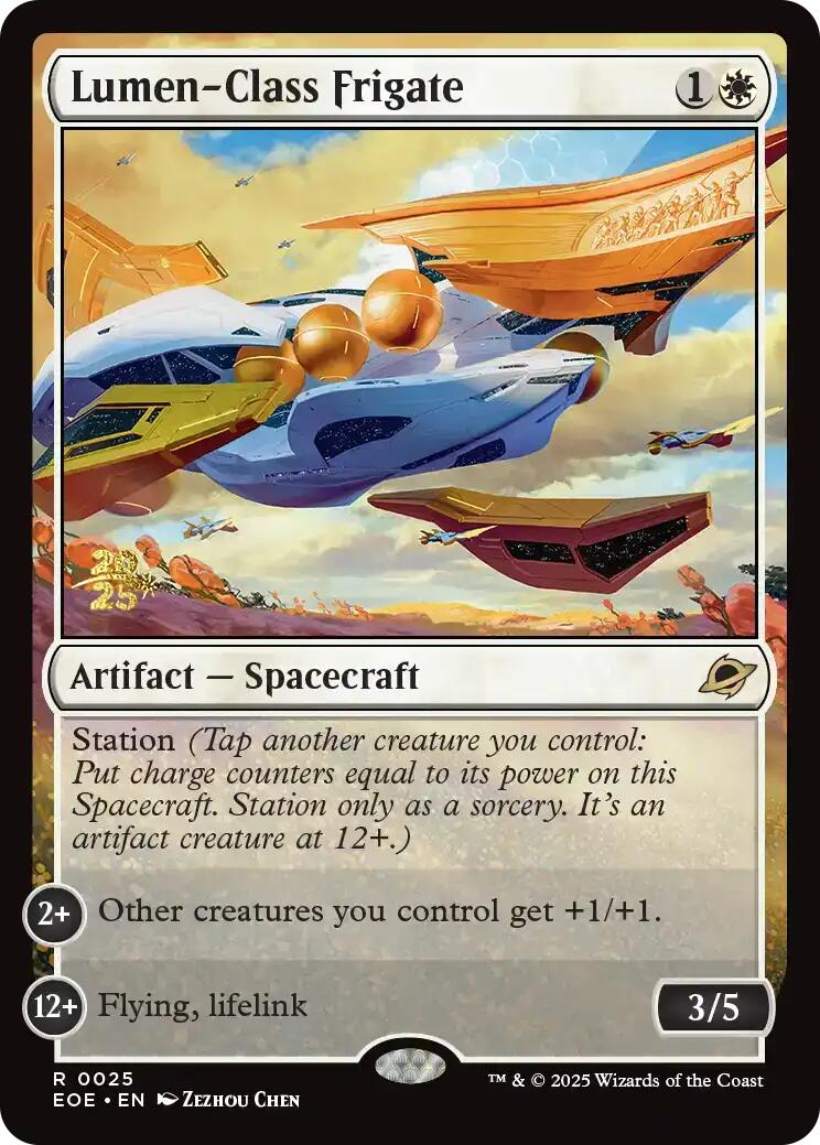 Lumen-Class Frigate [Edge of Eternities Prerelease Promos] | Spectrum Games