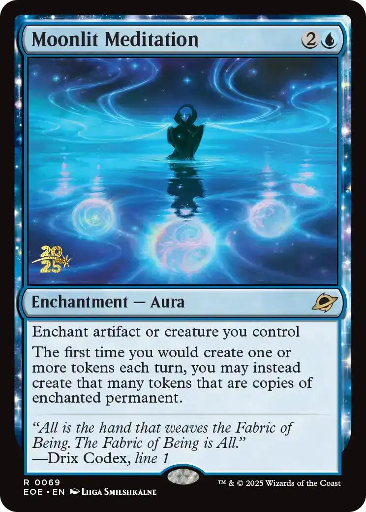 Moonlit Meditation [Edge of Eternities Prerelease Promos] | Spectrum Games