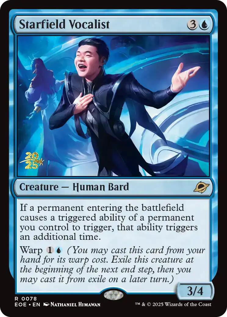 Starfield Vocalist [Edge of Eternities Prerelease Promos] | Spectrum Games