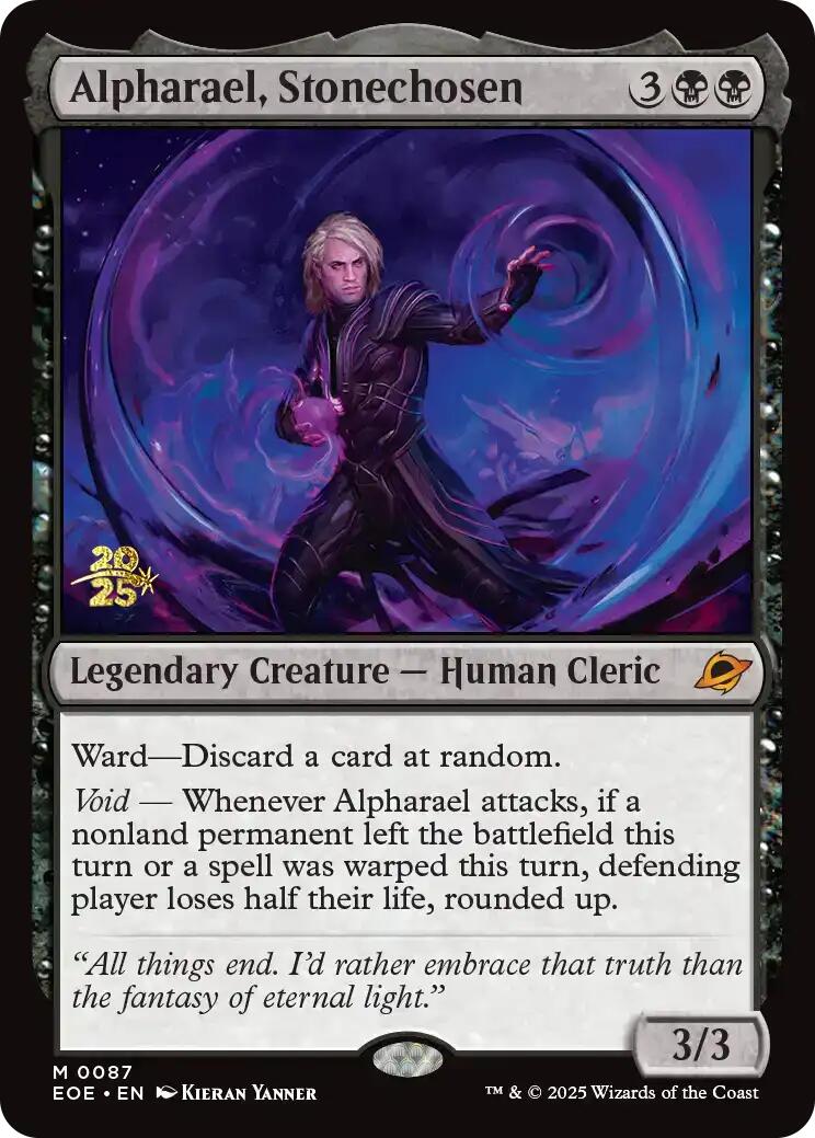Alpharael, Stonechosen [Edge of Eternities Prerelease Promos] | Spectrum Games