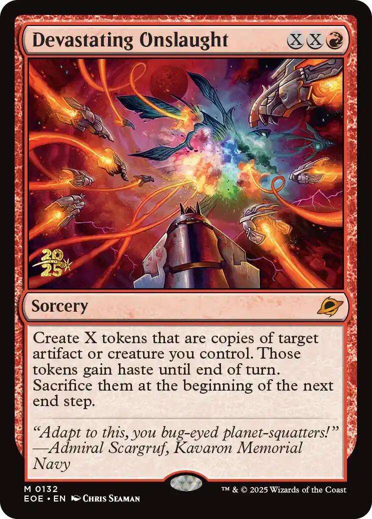 Devastating Onslaught [Edge of Eternities Prerelease Promos] | Spectrum Games