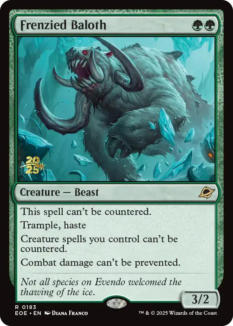 Frenzied Baloth [Edge of Eternities Prerelease Promos] | Spectrum Games