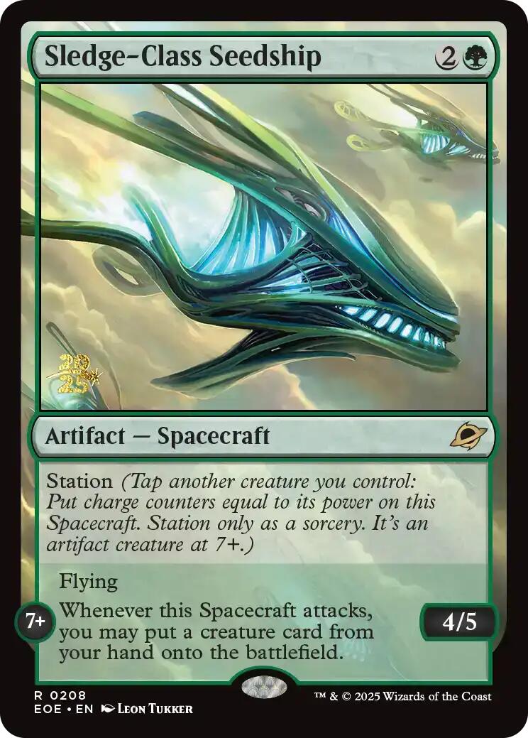 Sledge-Class Seedship [Edge of Eternities Prerelease Promos] | Spectrum Games