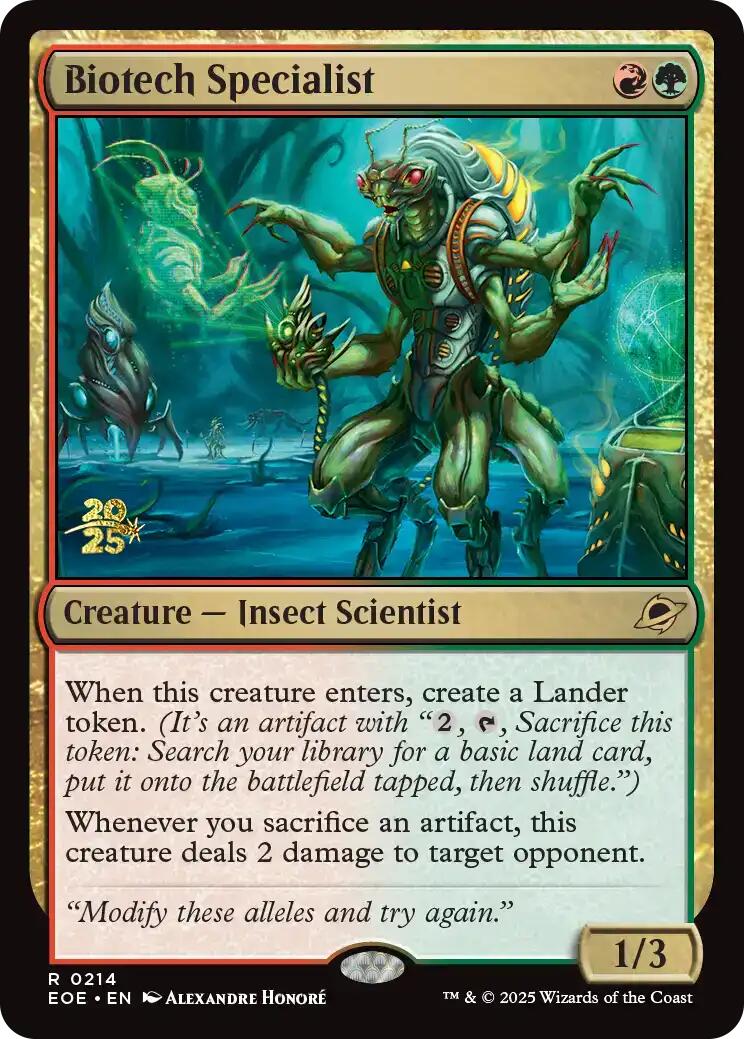 Biotech Specialist [Edge of Eternities Prerelease Promos] | Spectrum Games