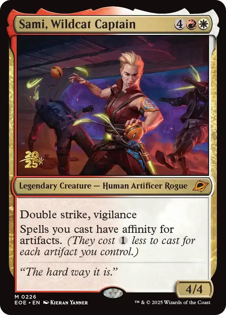 Sami, Wildcat Captain [Edge of Eternities Prerelease Promos] | Spectrum Games
