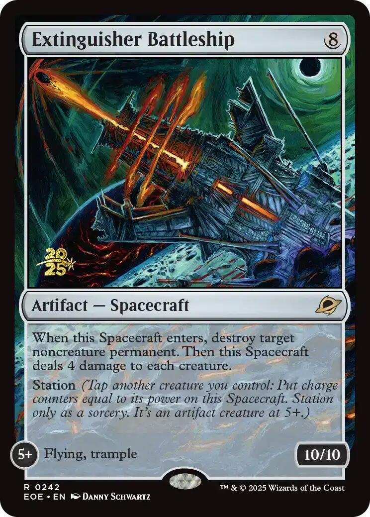 Extinguisher Battleship [Edge of Eternities Prerelease Promos] | Spectrum Games