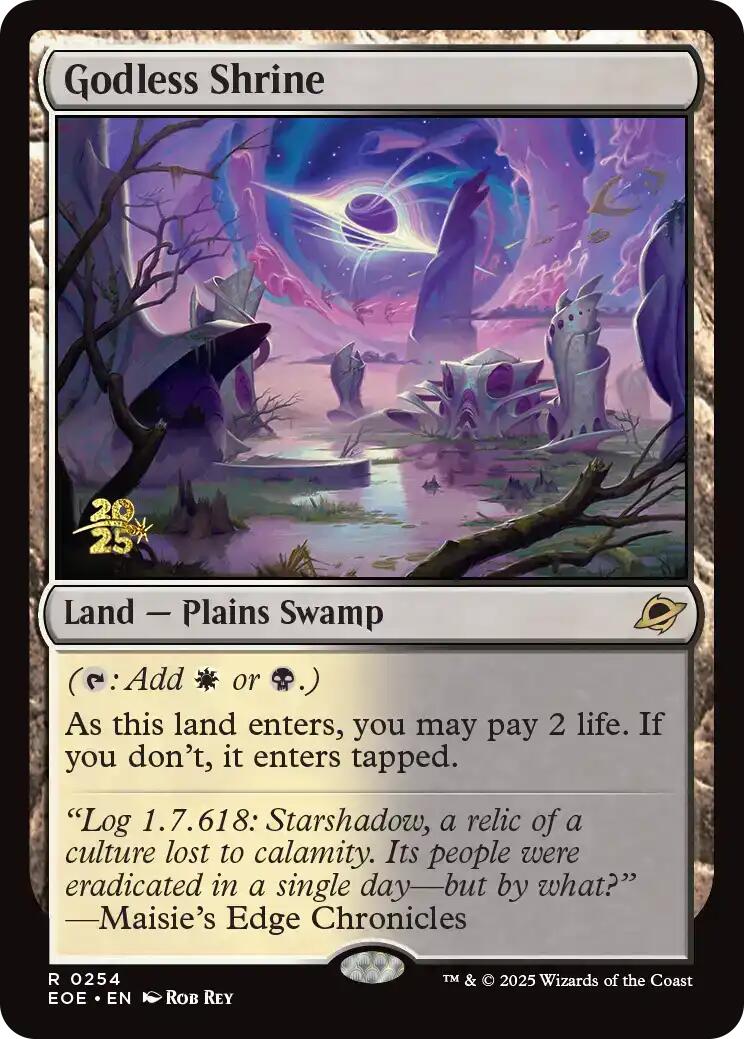 Godless Shrine [Edge of Eternities Prerelease Promos] | Spectrum Games