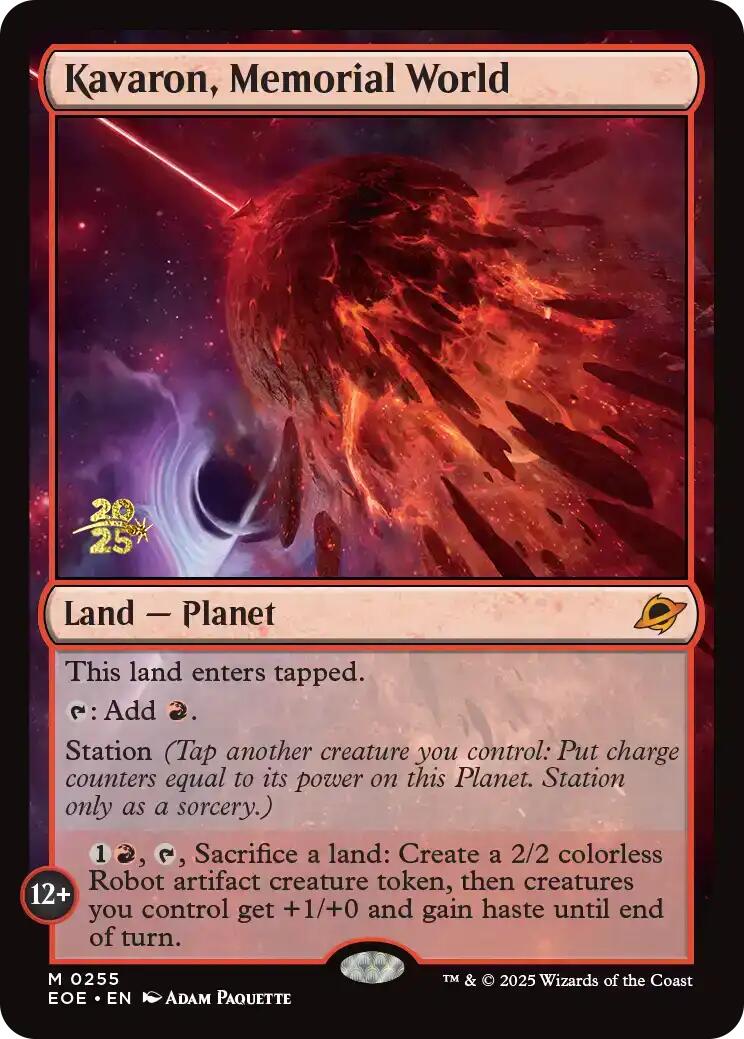 Kavaron, Memorial World [Edge of Eternities Prerelease Promos] | Spectrum Games