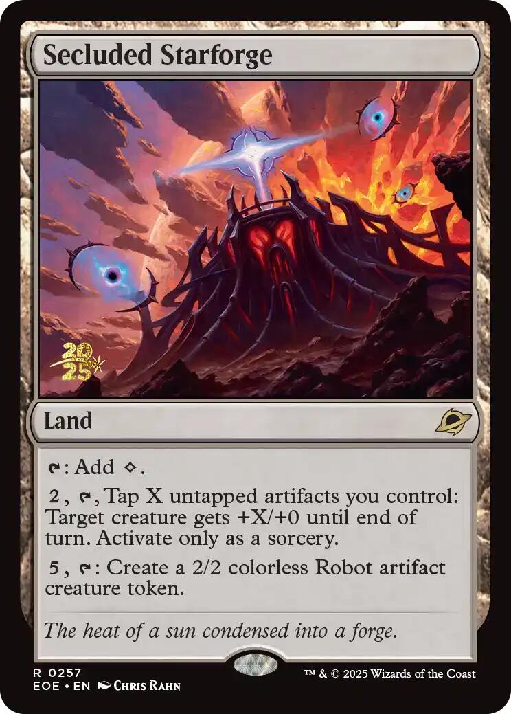 Secluded Starforge [Edge of Eternities Prerelease Promos] | Spectrum Games
