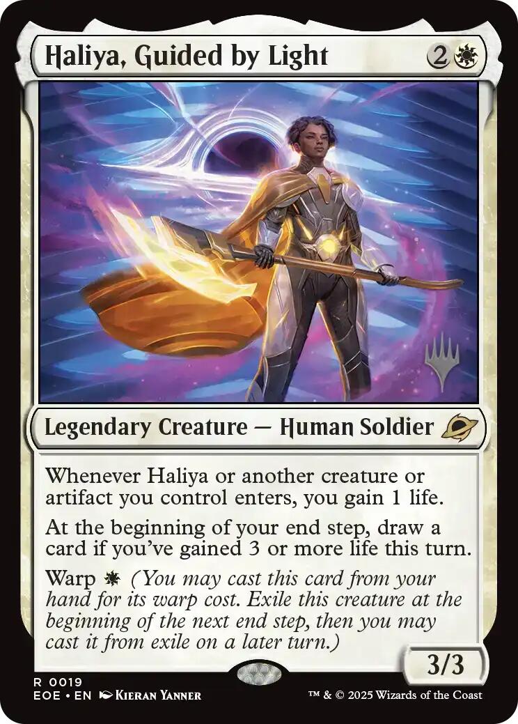 Haliya, Guided by Light [Edge of Eternities Promo Pack] | Spectrum Games
