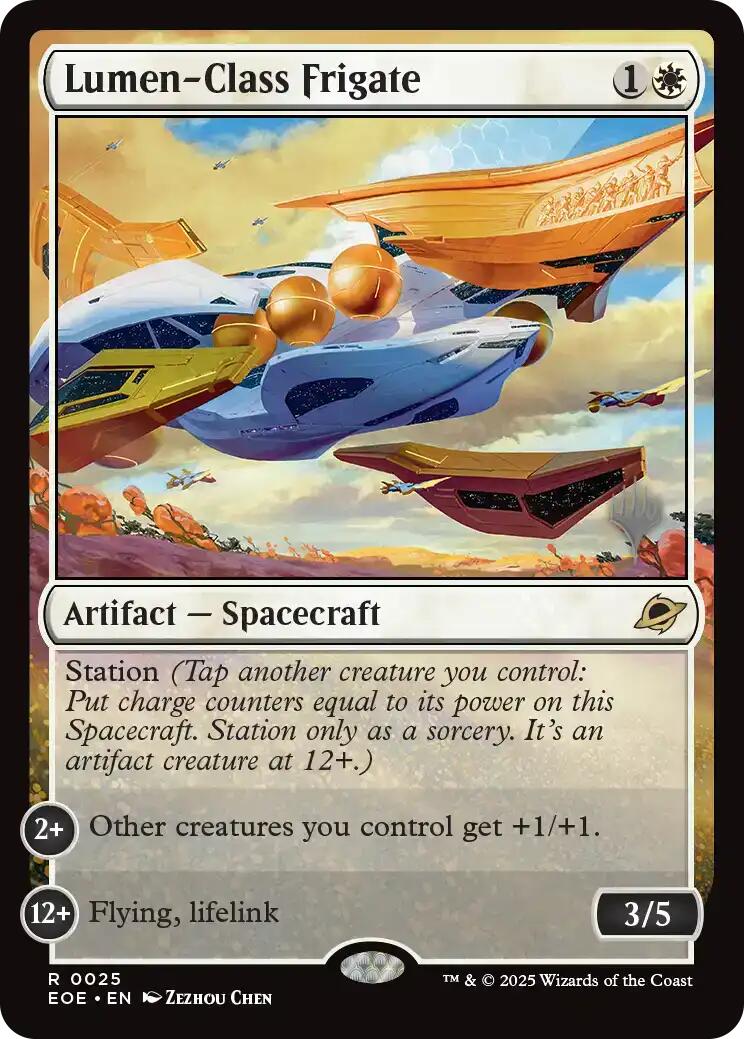 Lumen-Class Frigate [Edge of Eternities Promo Pack] | Spectrum Games