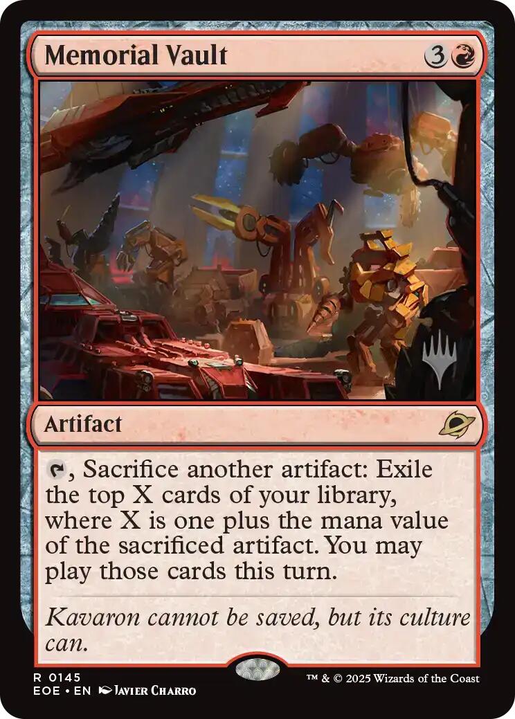 Memorial Vault [Edge of Eternities Promo Pack] | Spectrum Games