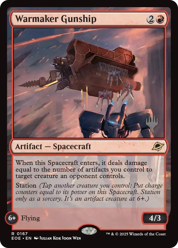 Warmaker Gunship [Edge of Eternities Promo Pack] | Spectrum Games