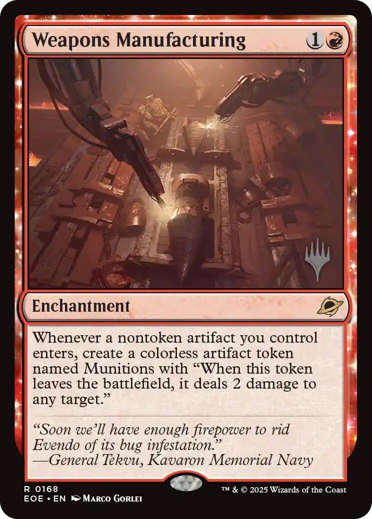Weapons Manufacturing [Edge of Eternities Promo Pack] | Spectrum Games