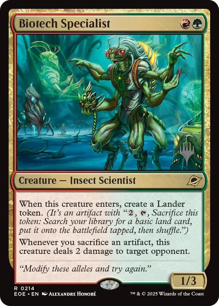 Biotech Specialist [Edge of Eternities Promo Pack] | Spectrum Games