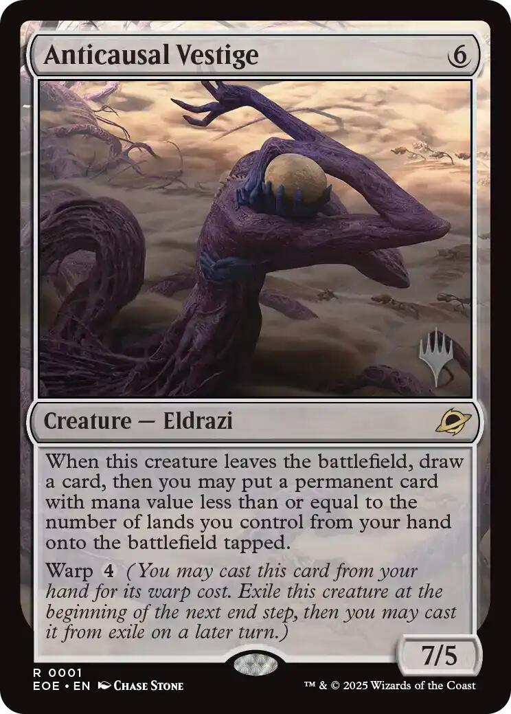 Anticausal Vestige [Edge of Eternities Promo Pack] | Spectrum Games
