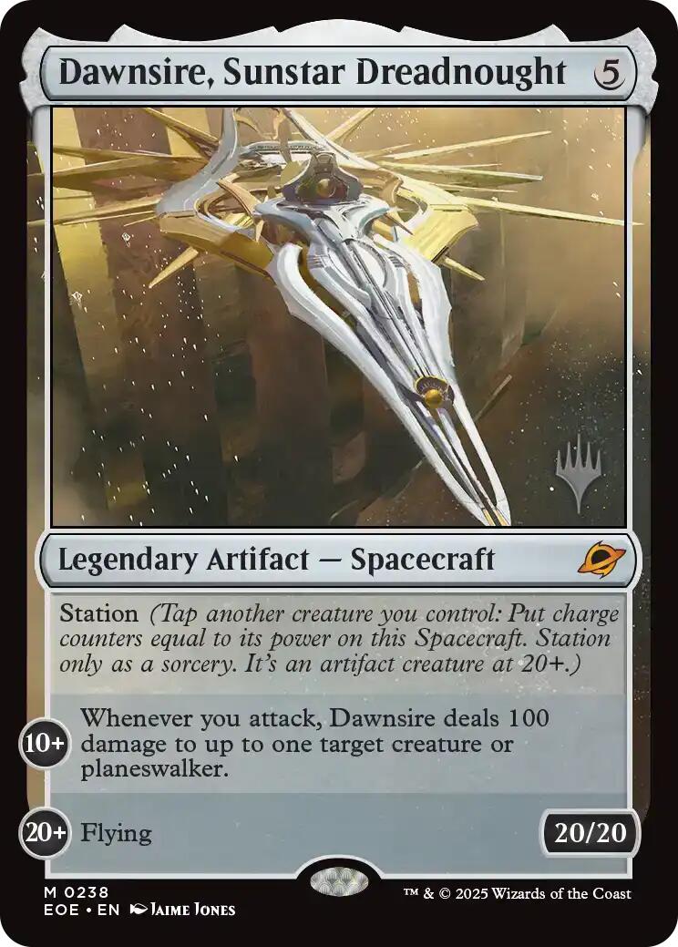 Dawnsire, Sunstar Dreadnought [Edge of Eternities Promo Pack] | Spectrum Games