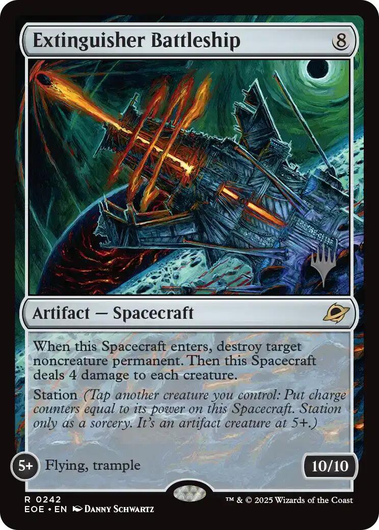 Extinguisher Battleship [Edge of Eternities Promo Pack] | Spectrum Games