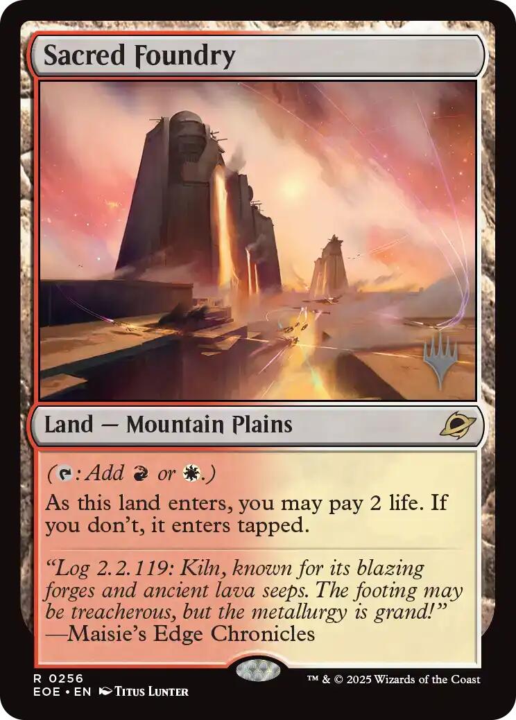 Sacred Foundry [Edge of Eternities Promo Pack] | Spectrum Games
