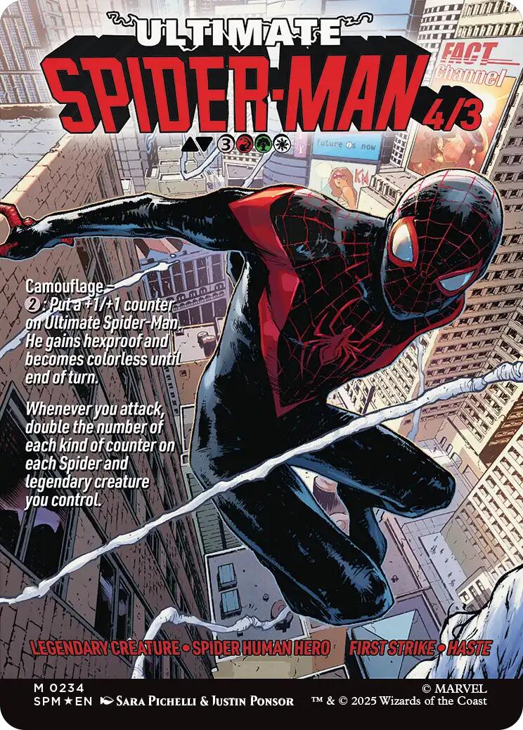 Miles Morales (0234) (Borderless) [Marvel's Spider-Man] | Spectrum Games