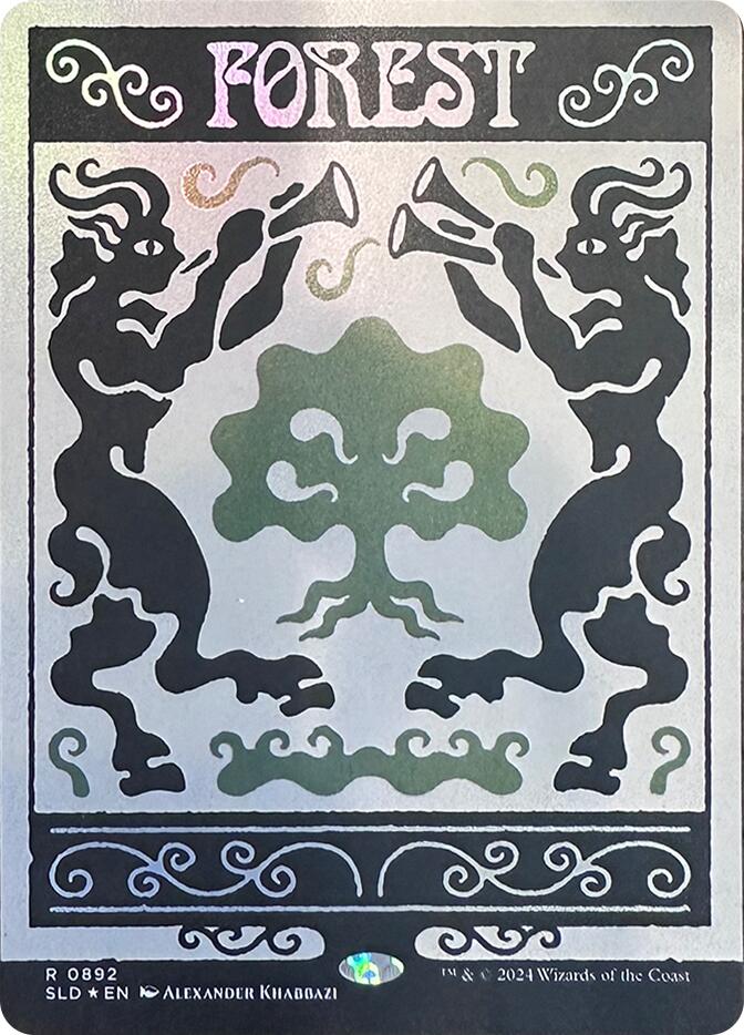 Forest (0892) (Rainbow Foil) [Secret Lair Drop Series] | Spectrum Games