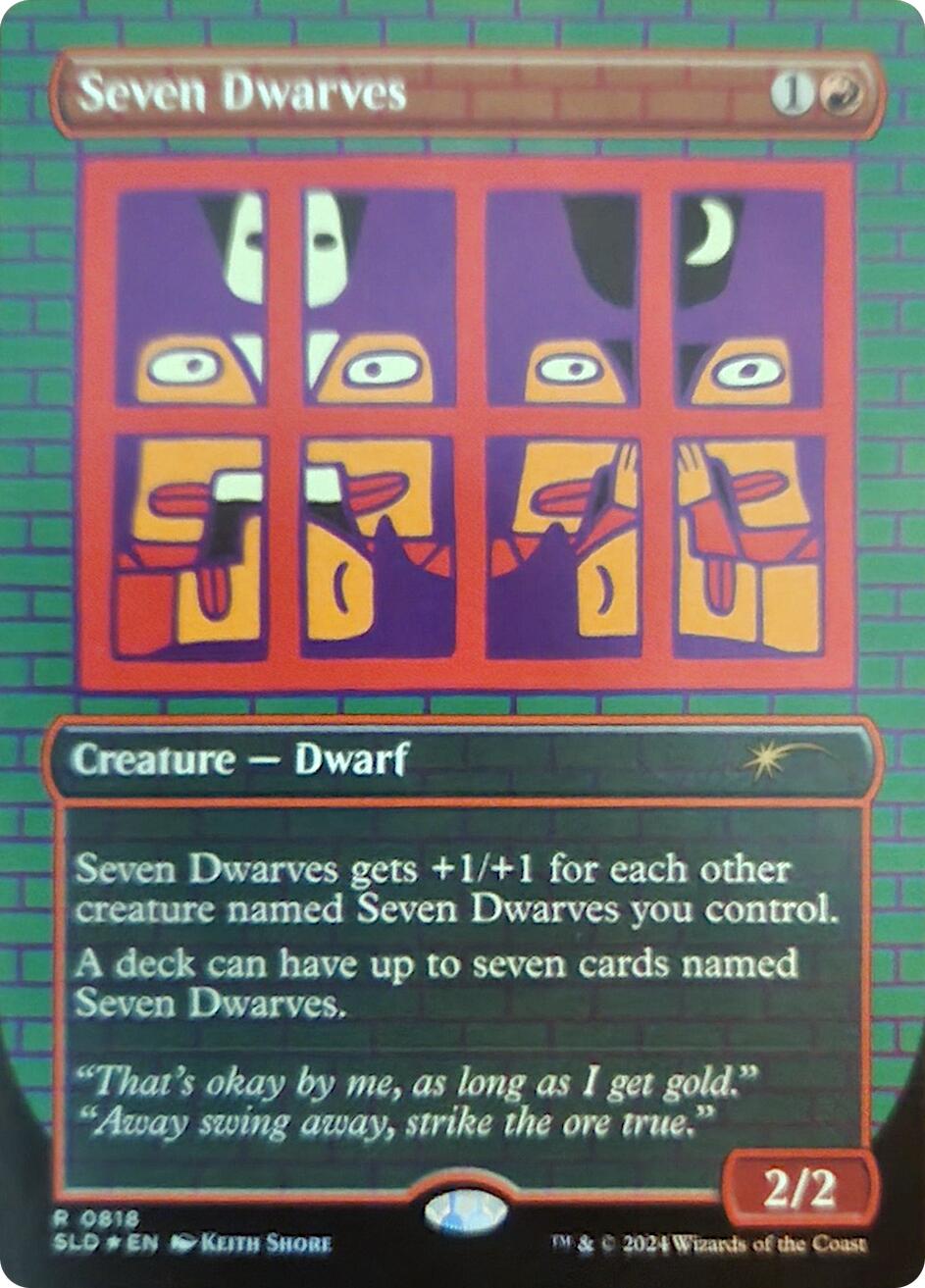 Seven Dwarves (0818) (Rainbow Foil) [Secret Lair Drop Series] | Spectrum Games