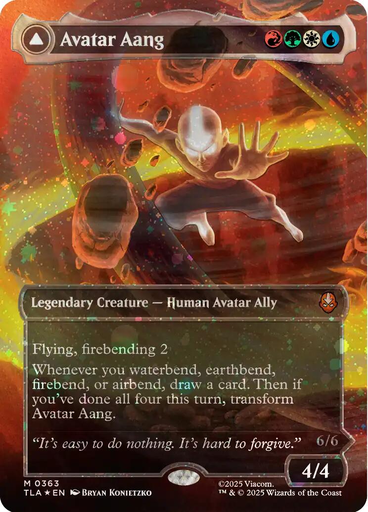 Avatar Aang (Raised Foil) [Avatar: The Last Airbender] | Spectrum Games