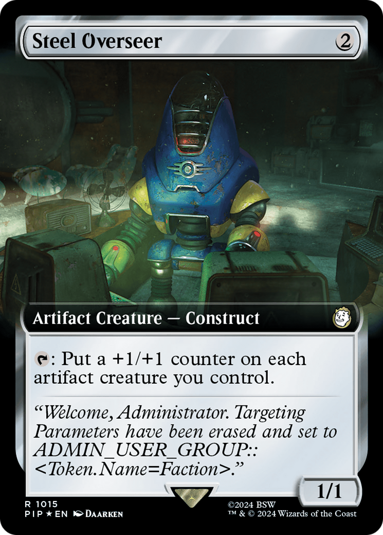 Steel Overseer (Extended Art) (Surge Foil) [Fallout] | Spectrum Games