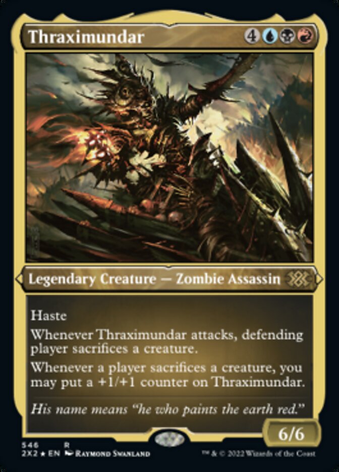 Thraximundar (Foil Etched) [Double Masters 2022] | Spectrum Games