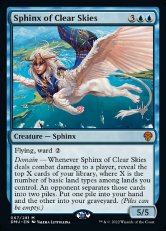 Sphinx of Clear Skies (Promo Pack) [Dominaria United Promos] | Spectrum Games