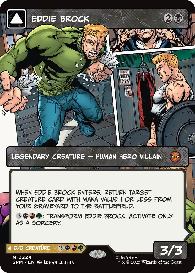 Eddie Brock (0224) (Borderless) [Marvel's Spider-Man] | Spectrum Games