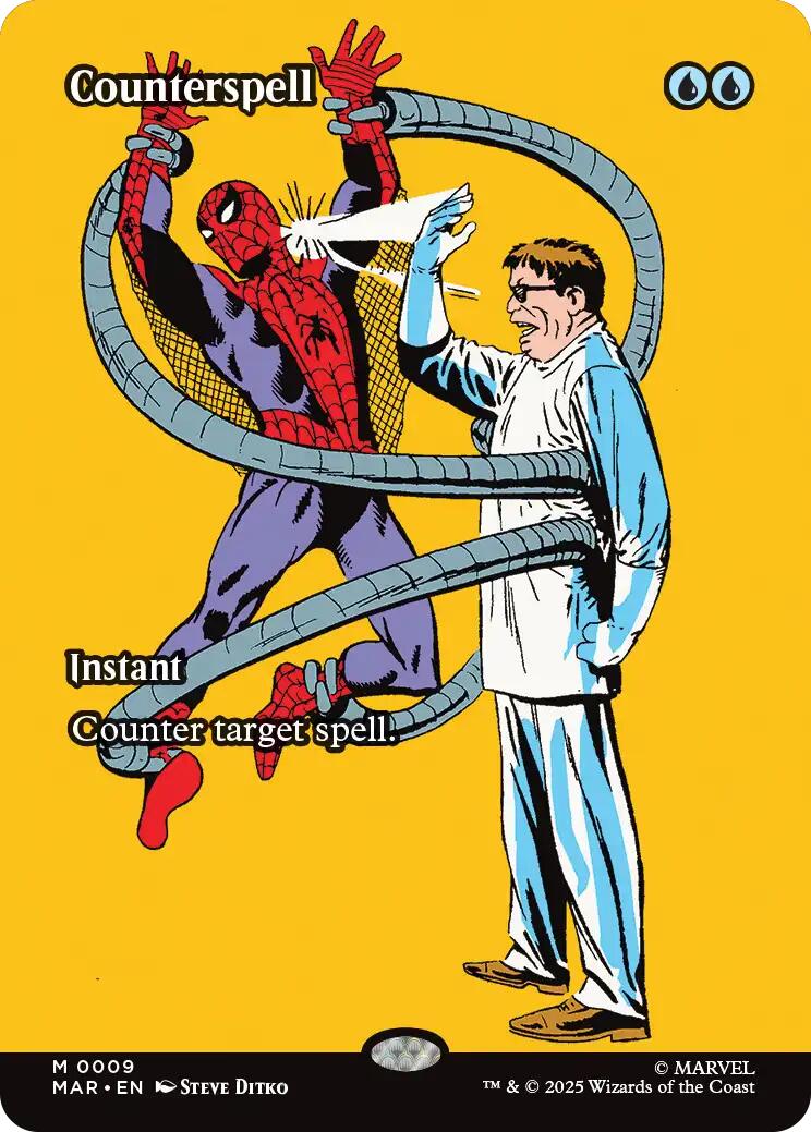 Counterspell (Borderless) [Marvel's Spider-Man: Eternal-Legal] | Spectrum Games
