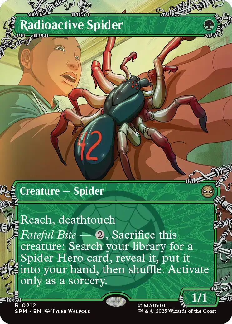Radioactive Spider (Borderless) [Marvel's Spider-Man] | Spectrum Games