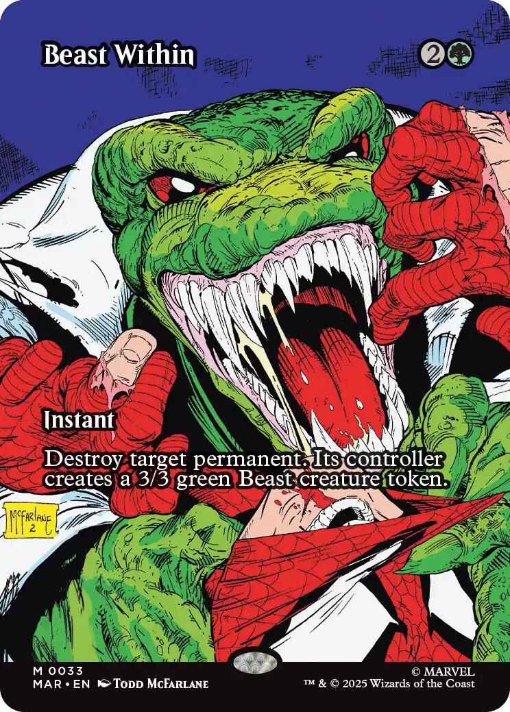 Beast Within (Borderless) [Marvel's Spider-Man: Eternal-Legal] | Spectrum Games