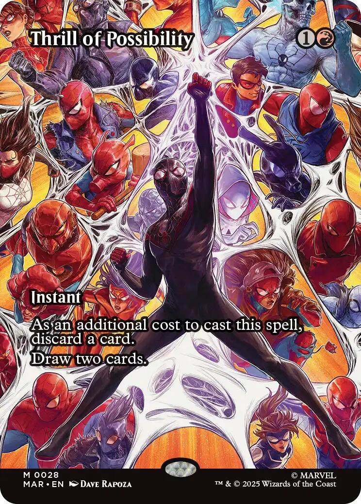Thrill of Possibility (Borderless) [Marvel's Spider-Man: Eternal-Legal] | Spectrum Games