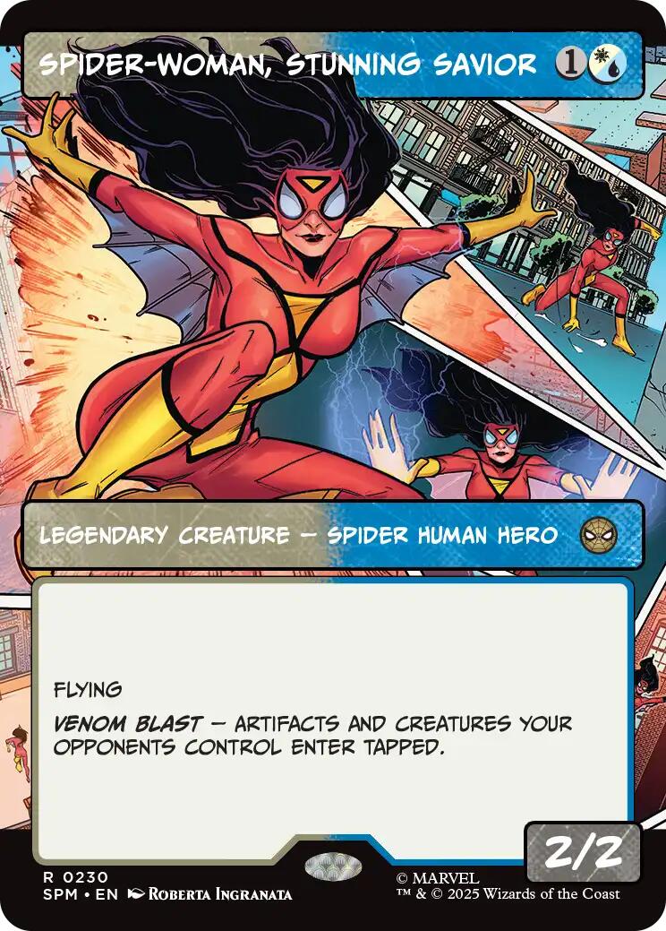 Spider-Woman, Stunning Savior (Borderless) [Marvel's Spider-Man] | Spectrum Games