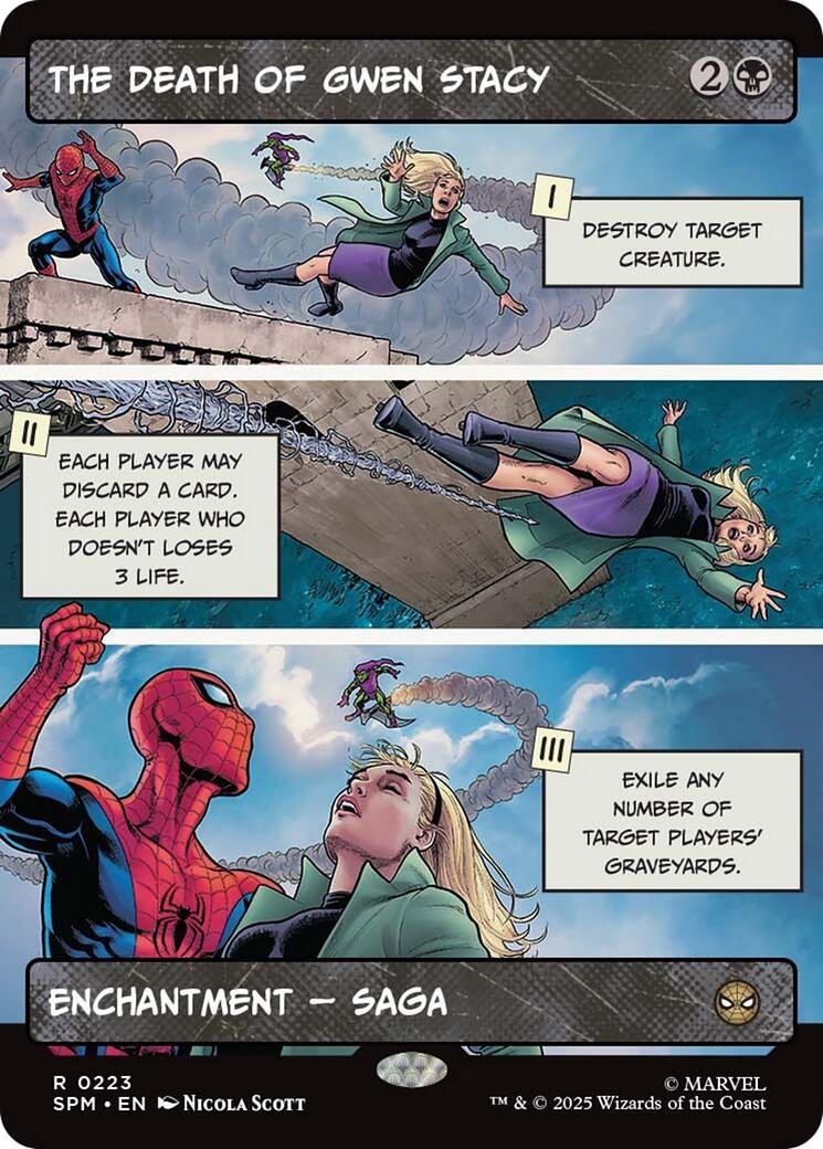 The Death of Gwen Stacy (Borderless) [Marvel's Spider-Man] | Spectrum Games