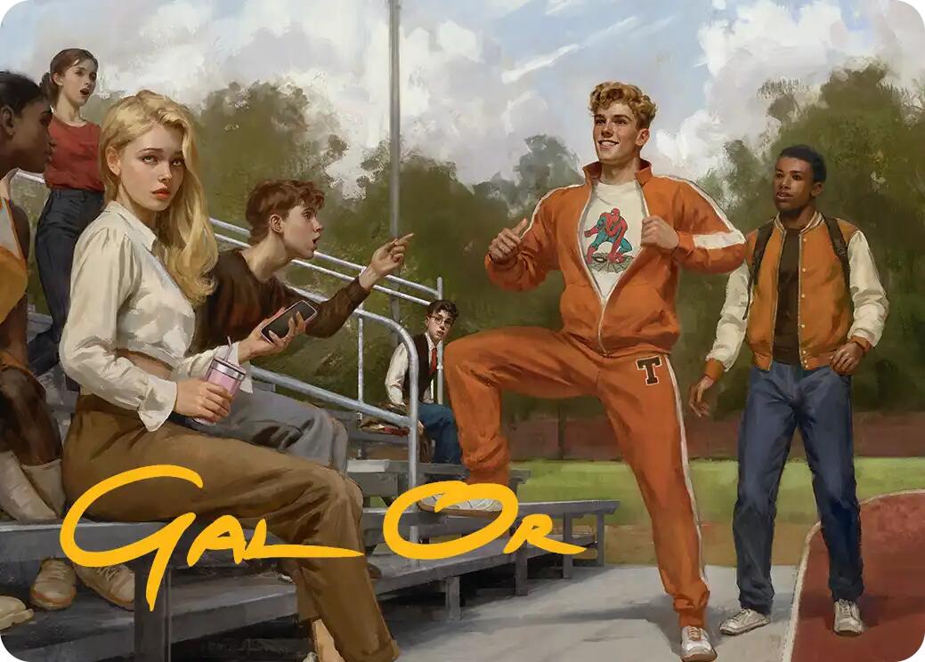 Flash Thompson, Spider-Fan Art Card (Gold-Stamped Signature) [Marvel's Spider-Man Art Series] | Spectrum Games