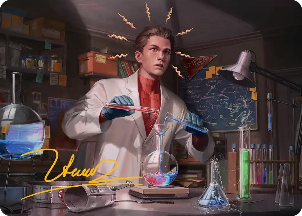 Peter Parker Art Card (3/54) (Gold-Stamped Signature) [Marvel's Spider-Man Art Series] | Spectrum Games