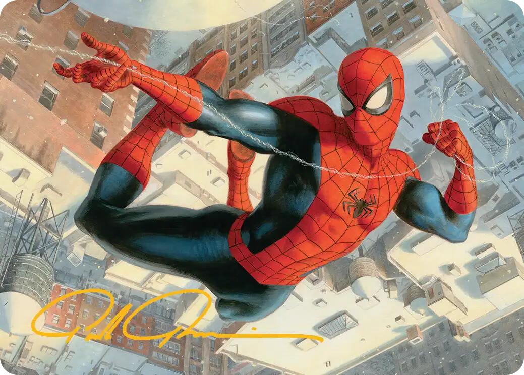 Spider-Man, Peter Parker Art Card (Gold-Stamped Signature) [Marvel's Spider-Man Art Series] | Spectrum Games