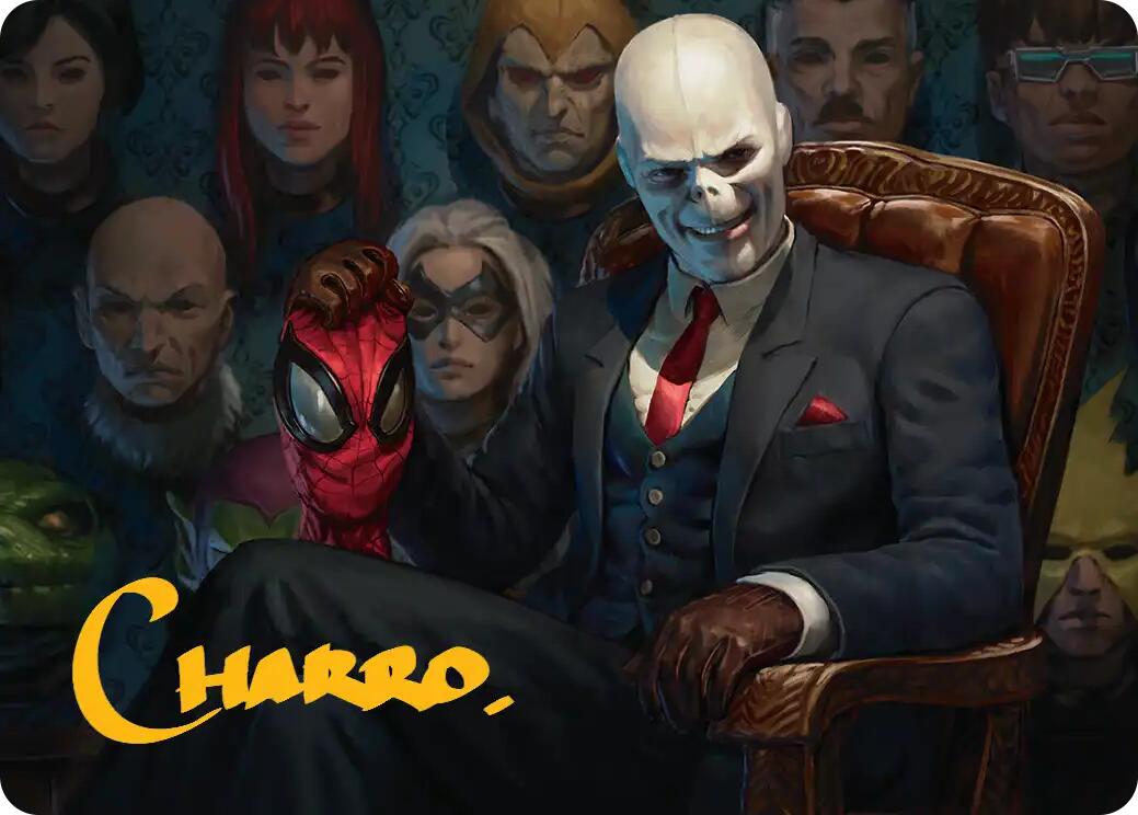 Chameleon, Master of Disguise Art Card (Gold-Stamped Signature) [Marvel's Spider-Man Art Series] | Spectrum Games
