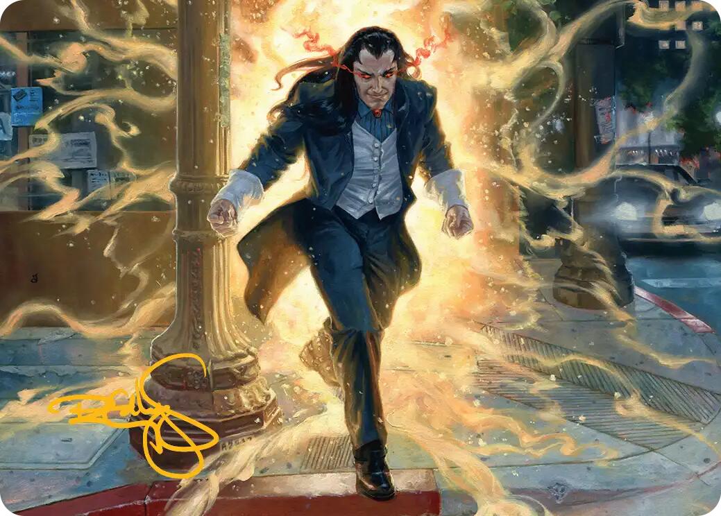 Morlun, Devourer of Spiders Art Card (Gold-Stamped Signature) [Marvel's Spider-Man Art Series] | Spectrum Games