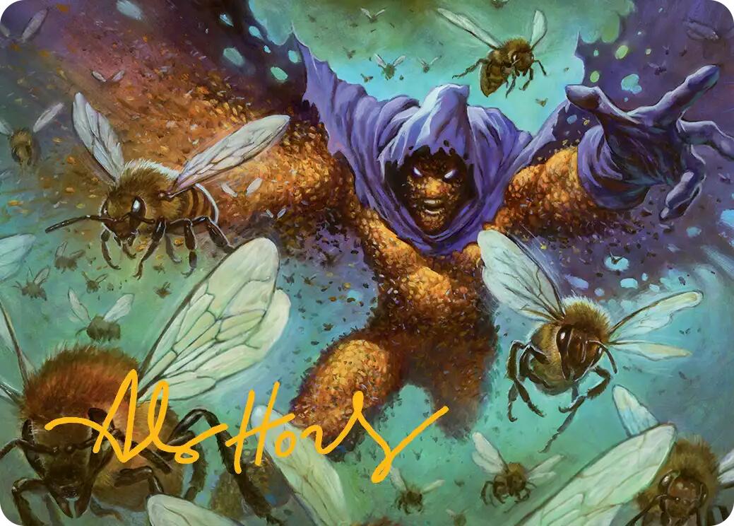 Swarm, Being of Bees Art Card (Gold-Stamped Signature) [Marvel's Spider-Man Art Series] | Spectrum Games