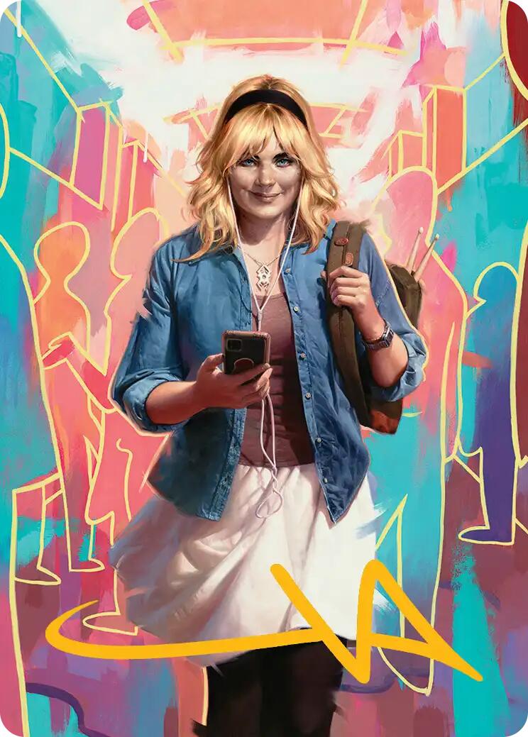 Gwen Stacy Art Card (Gold-Stamped Signature) (13/54) [Marvel's Spider-Man Art Series] | Spectrum Games